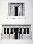 A Doorway and Gantry at the Temple of Tentyris, 19th Century-Vivant Denon-Giclee Print