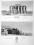 View of Luxor, and the Temple of Thebes at Luxor, Egypt, C1808-Vivant Denon-Mounted Giclee Print