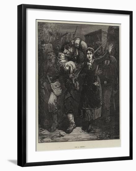 Vive La Commune!-Felix Regamey-Framed Giclee Print