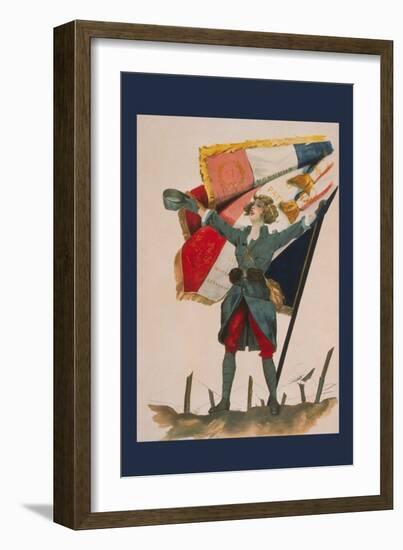 Vive la France!-F.a. Crepaux-Framed Art Print