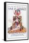 Vive La France!-James Montgomery Flagg-Framed Stretched Canvas