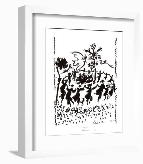 Vive la Paix-Pablo Picasso-Framed Art Print