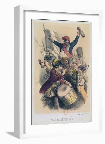 Vive la Republique, 1848-null-Framed Giclee Print