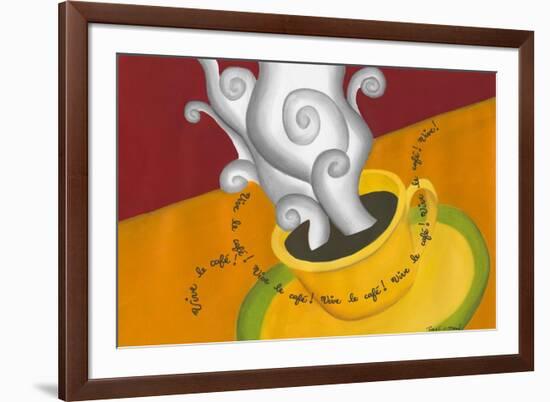 Vive le Cafe!-Renee W. Stramel-Framed Art Print