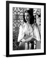 Viven Leigh (b/w photo)-null-Framed Photo