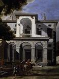 Principal Monuments of Ancient Rome: Temple of Vesta (Oil on Canvas)-Viviano Codazzi-Giclee Print