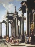 View of Temple, Painting by Viviano Codazzi (Ca 1604-1670), Italy, 17th Century-Viviano Codazzi-Giclee Print