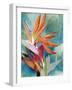 Vivid Birds of Paradise II-Jennifer Paxton Parker-Framed Art Print