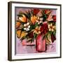 Vivid Bouquet-Domenico Provenzano-Framed Art Print