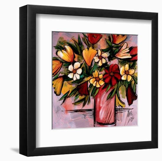 Vivid Bouquet-Domenico Provenzano-Framed Premium Giclee Print