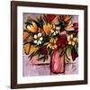 Vivid Bouquet-Domenico Provenzano-Framed Premium Giclee Print