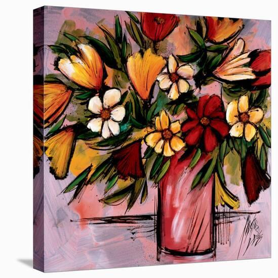 Vivid Bouquet-Domenico Provenzano-Stretched Canvas