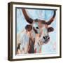 Vivid Cattle I-Annie Warren-Framed Art Print