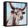 Vivid Cattle I-Annie Warren-Framed Stretched Canvas