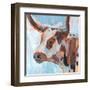 Vivid Cattle II-Annie Warren-Framed Art Print