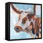 Vivid Cattle II-Annie Warren-Framed Stretched Canvas