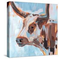 Vivid Cattle II-Annie Warren-Stretched Canvas