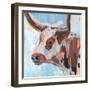 Vivid Cattle II-Annie Warren-Framed Art Print