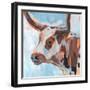 Vivid Cattle II-Annie Warren-Framed Art Print