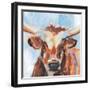 Vivid Cattle IV-Annie Warren-Framed Art Print