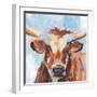 Vivid Cattle IV-Annie Warren-Framed Art Print