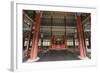 Vivid Colours of Imperial Throne Hall (Geunjeongjeon) Interior, Seoul, South Korea-Eleanor Scriven-Framed Photographic Print