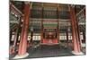 Vivid Colours of Imperial Throne Hall (Geunjeongjeon) Interior, Seoul, South Korea-Eleanor Scriven-Mounted Photographic Print