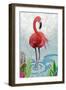 Vivid Flamingo II-Chariklia Zarris-Framed Art Print