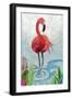 Vivid Flamingo II-Chariklia Zarris-Framed Art Print