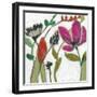 Vivid Flowers II-Jennifer Goldberger-Framed Art Print