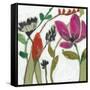 Vivid Flowers II-Jennifer Goldberger-Framed Stretched Canvas