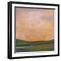 Vivid Layered Landscape I-Mehmet Altug-Framed Art Print