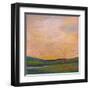 Vivid Layered Landscape I-Mehmet Altug-Framed Art Print