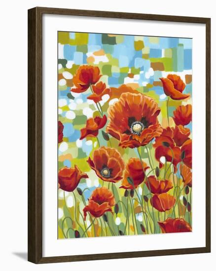 Vivid Poppies I-Carolee Vitaletti-Framed Art Print