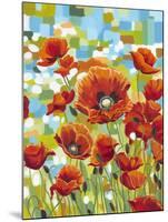 Vivid Poppies I-Carolee Vitaletti-Mounted Art Print