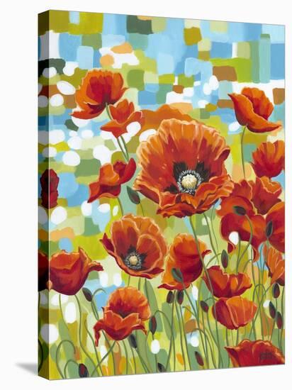 Vivid Poppies I-Carolee Vitaletti-Stretched Canvas