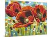 Vivid Poppies III-Carolee Vitaletti-Mounted Art Print