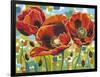 Vivid Poppies III-Carolee Vitaletti-Framed Art Print