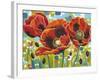 Vivid Poppies III-Carolee Vitaletti-Framed Art Print