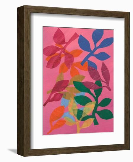 Vivid Stems III-Regina Moore-Framed Art Print