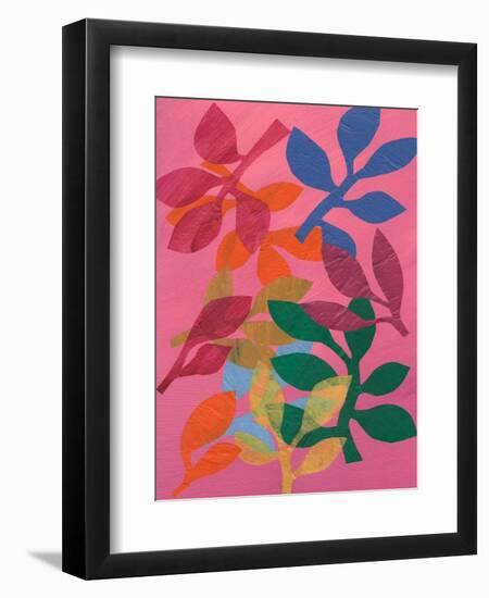 Vivid Stems III-Regina Moore-Framed Art Print