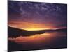 Vivid Sunrise over St Mary Lake in Glacier National Park, Montana, USA-Chuck Haney-Mounted Photographic Print