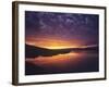 Vivid Sunrise over St Mary Lake in Glacier National Park, Montana, USA-Chuck Haney-Framed Photographic Print