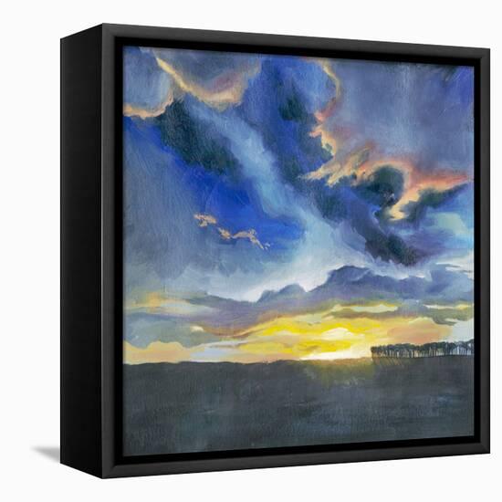 Vivid Sunset I-Grace Popp-Framed Stretched Canvas