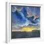 Vivid Sunset I-Grace Popp-Framed Art Print