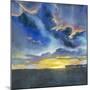 Vivid Sunset I-Grace Popp-Mounted Art Print