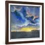 Vivid Sunset I-Grace Popp-Framed Art Print