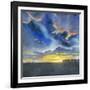 Vivid Sunset I-Grace Popp-Framed Art Print