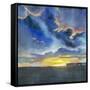 Vivid Sunset I-Grace Popp-Framed Stretched Canvas