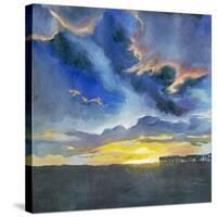 Vivid Sunset I-Grace Popp-Stretched Canvas